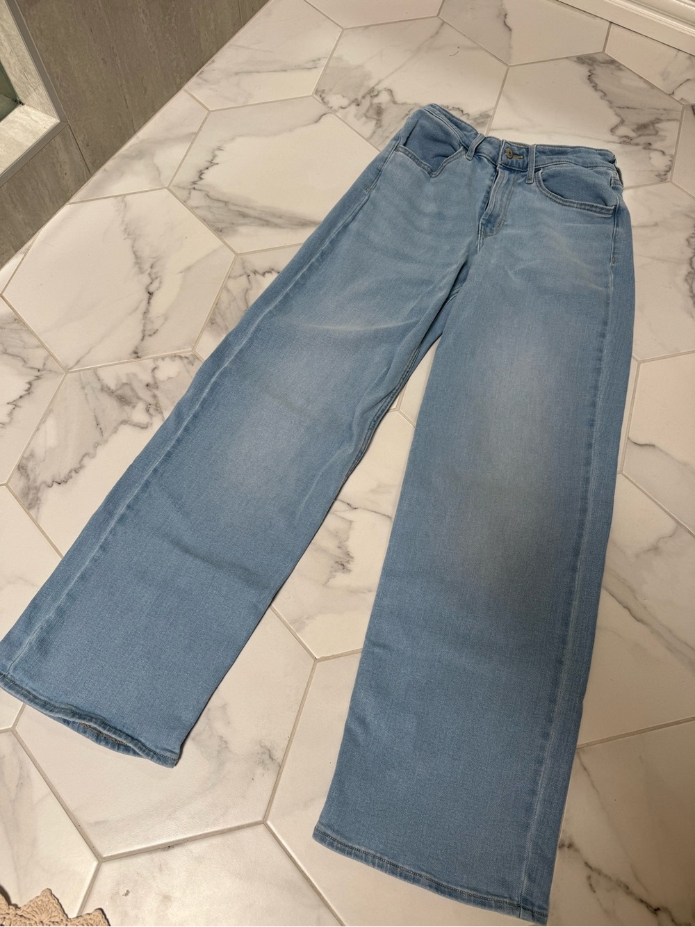 Light Blue Old Navy Wide-Leg Jeans